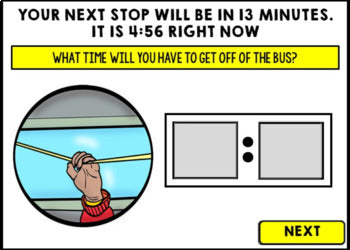 Life Skills - Virtual Field Trip - Riding the Bus - BOOM CARDS - CBI Transition