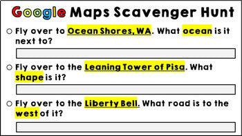 Life Skills Reading and Writing: Google Maps - Distance Learning - BUNDLE