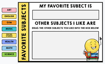 Back to School - GOOGLE - Digital About Me Worksheets - Distance Learning