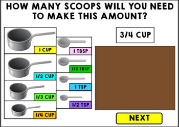 Life Skills - Cooking - Measuring Cups - Recipes - Cooking - BOOM CARDS