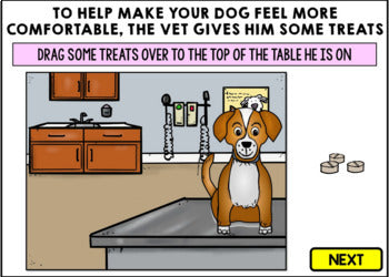 Life Skills - Virtual Field Trip - Vet Office - Pets - BOOM CARDS - CBI - Jobs