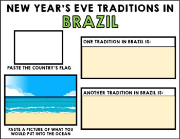New Year's Eve Around the World - GOOGLE - Special Education - Reading - Writing