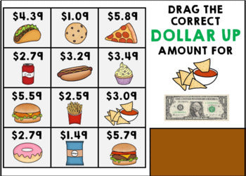 Life Skills - Menu Math - Money - Budget - Dollar Up - GOOGLE - Unit 2