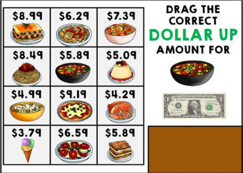 Life Skills - Menu Math - Money - Budget - Dollar Up - GOOGLE - Unit 5