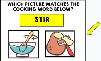 Life Skills - Cooking Vocabulary - GOOGLE - Recipe - Food Prep