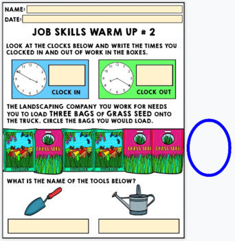 Life Skills - Job Skills - Warm Ups - Vocational Skills - Landscaping - GOOGLE