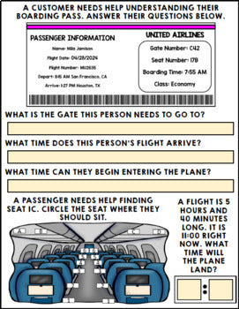 Life Skills - Job Skills - Warm Ups - Vocational Skills - Airport Jobs - CBI