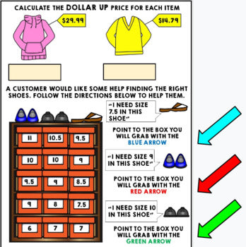 Job Skills - Life Skills Warm Ups - Vocational Skills - Clothing Store - GOOGLE