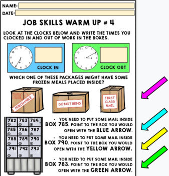 Job Skills - Life Skills Warm Ups - Vocational Skills - Post Office - GOOGLE