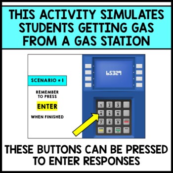 Life Skills - Getting Gas - Cars - Special Education - Boom Cards
