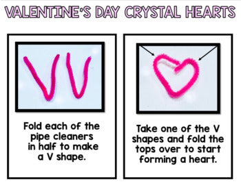 Valentine's Day - Science - Crystal Hearts - STEM - Special Education - GOOGLE