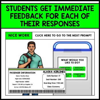 Life Skills - Travel - Airport - Independent Living - Boom Cards