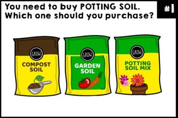 Life Skills - Shopping - Spring - Task Cards - Special Education - Boom Cards