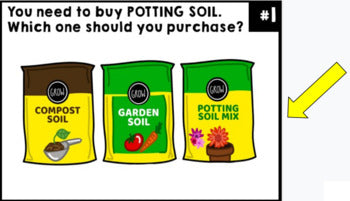 Life Skills - Shopping - Spring - Task Cards - Special Education - GOOGLE