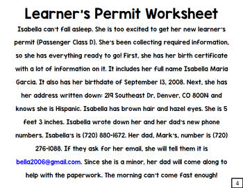 Filling Out Forms - Life Skills - Reading - Writing - Special Education - Unit 3
