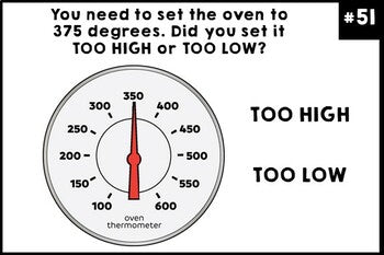 Life Skills - Cooking - Digital Task Cards - Kitchen Math - Google