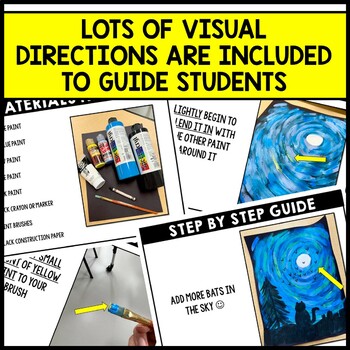 Halloween Art - Black Cat Directed Drawing - Reading Comprehension