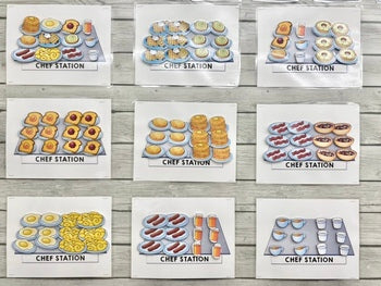 Life Skills - Interactive Bulletin Board - Complete the Breakfast Order