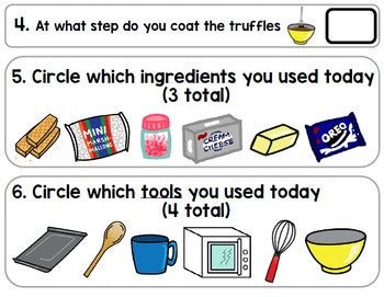 Visual Recipes - Life Skills - Valentine's Day Oreo Truffles - February - Autism