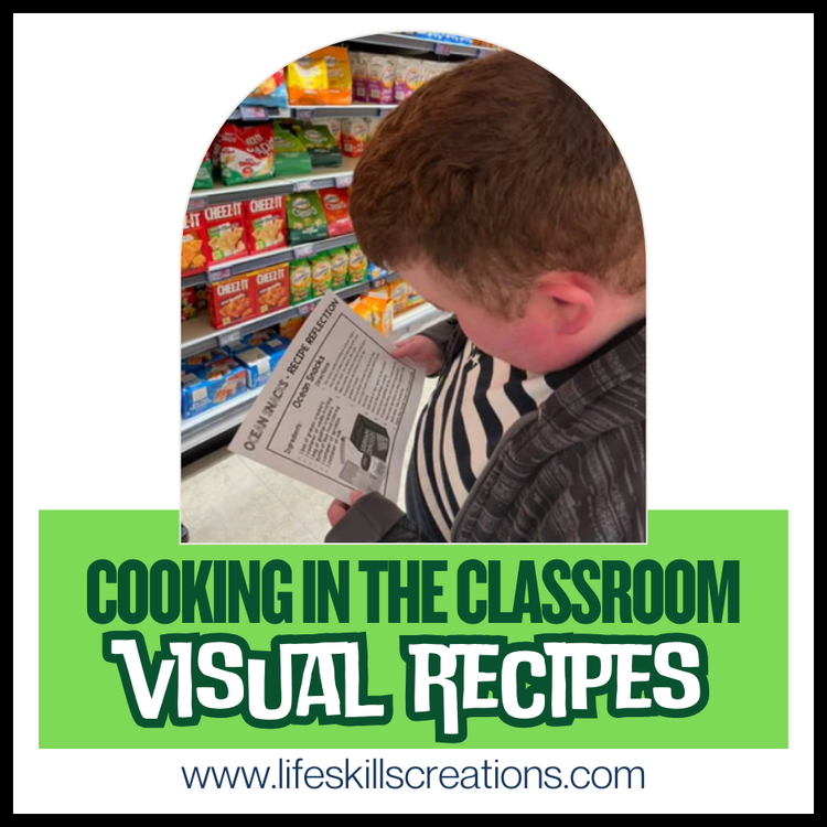 Visual Recipes in a Life Skills Classroom – Life Skills Creations