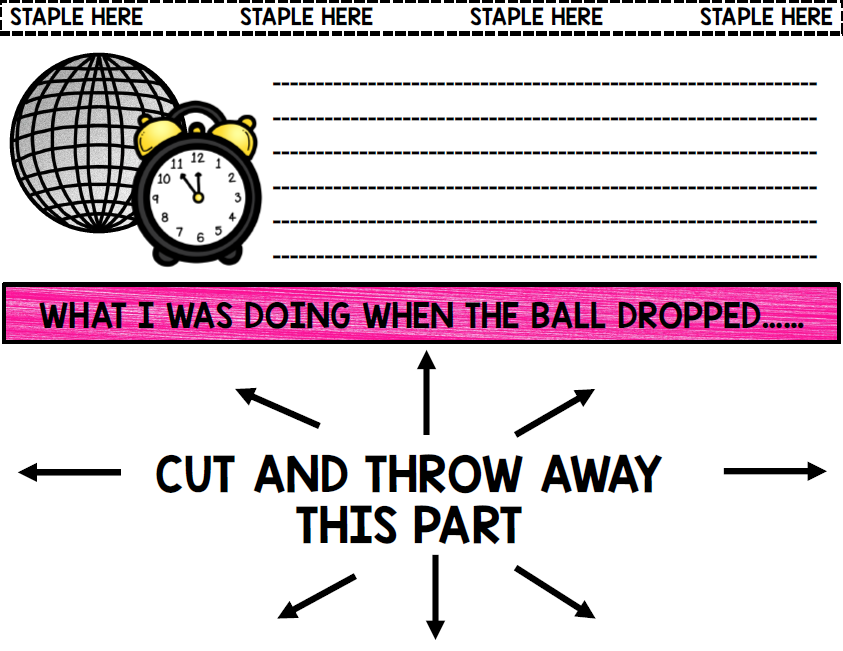 2026 New Year's Resolutions - Interactive Notebook - Reading Writing - Flip Book