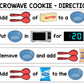 Life Skills Visual Recipe and Task Analysis - Microwave Cookie