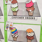 Life Skills - Interactive Bulletin Board - Complete the Ice Cream Order