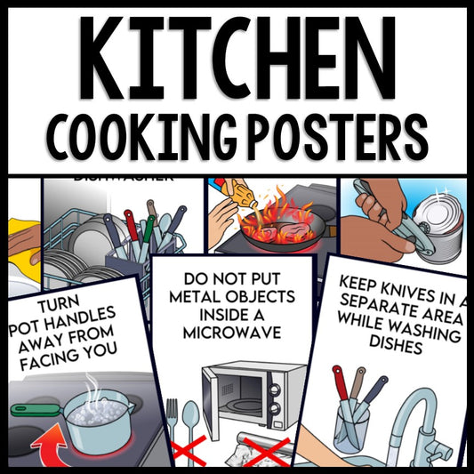 Cooking Posters - Life Skills - Kitchen Safety