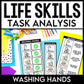 Life Skills - Visual Task Analysis - Washing Hands - Special Education