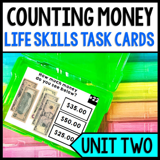 Life Skills - Money - Task Cards - Math