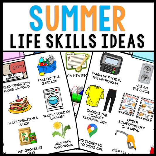 Summer Life Skills Ideas FREEBIE