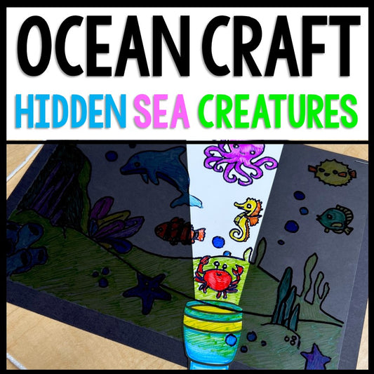 Under the Sea Ocean Craft - Hidden Pictures - Reading Comprehension