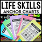Life Skills Anchor Chart Posters