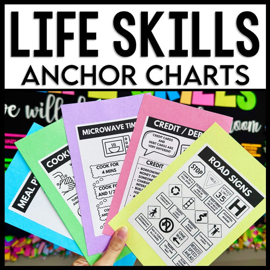 Life Skills Anchor Chart Posters