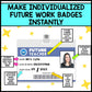 Job Skills - ID Badge Bulletin Board - CBI - Career - Work Based Learning