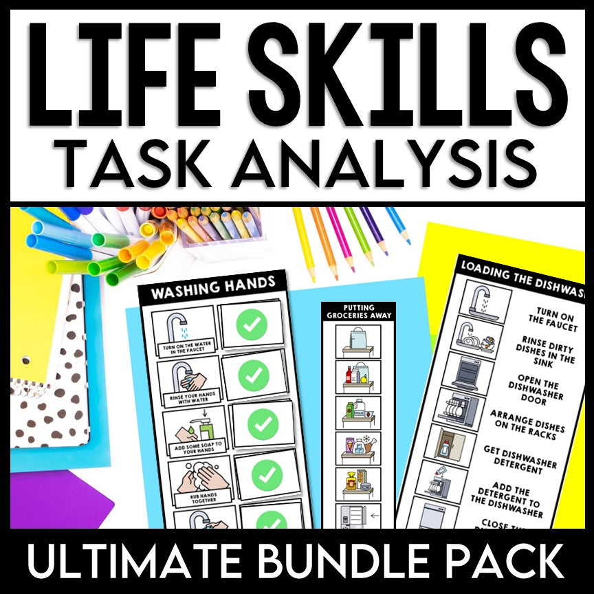 Life Skills - Visual Task Analysis - Special Education BUNDLE – Life ...