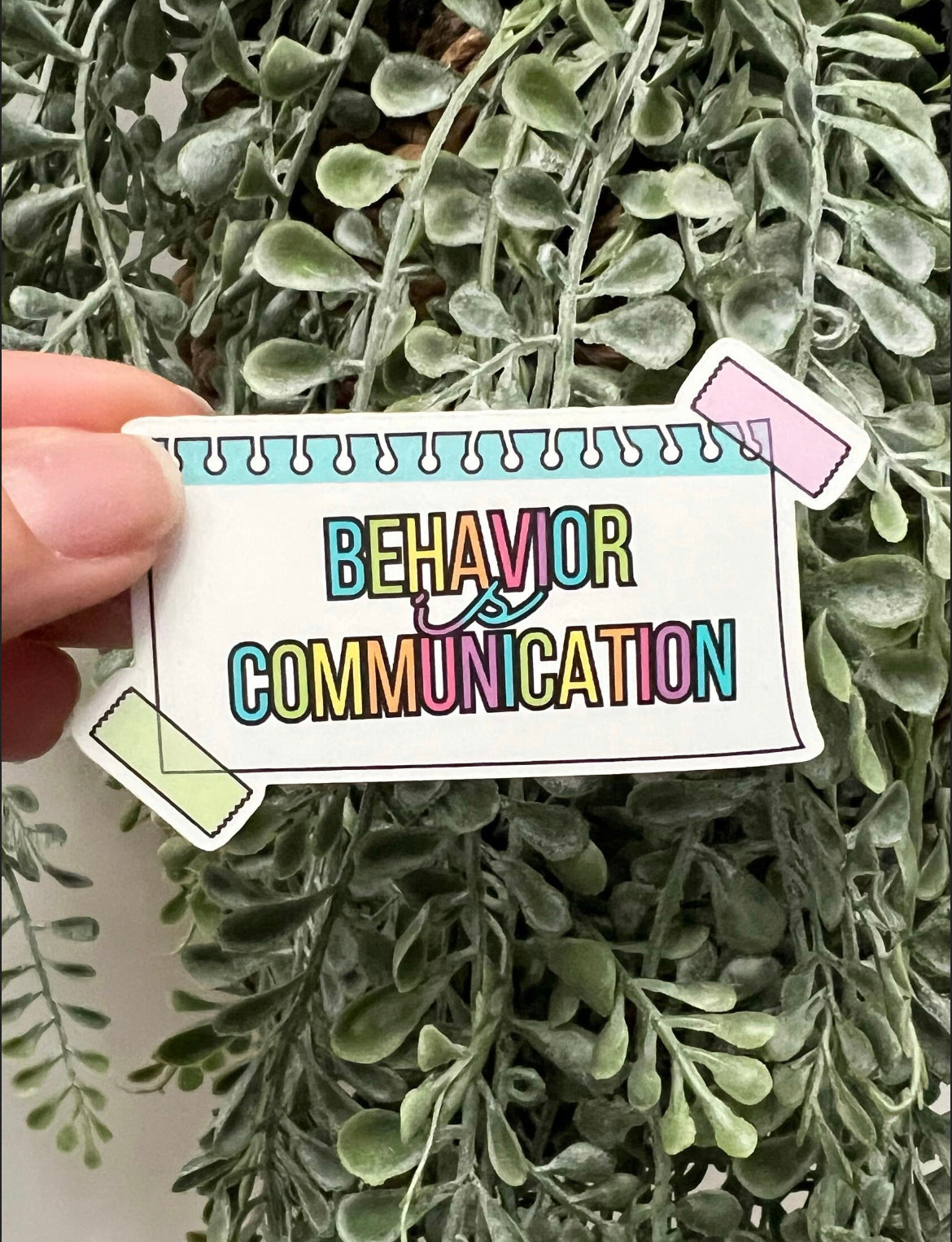 Communication Is Key Sticker Behavior is Communication Vinyl Sticker – Life Skills Creations