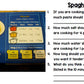 Life Skills - Reading - Cooking - Food Prep Directions - Special Ed - Unit Two