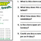 Life Skills - Reading - Hours of Operation - Special Education - Store Hours