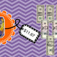 Life Skills Math Money and Shopping: Dollar Up Task Card - $1, $5, and $10 Bills
