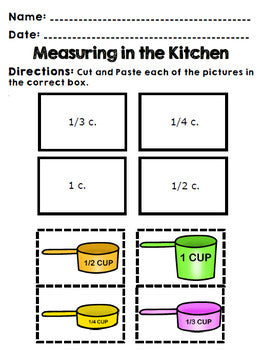 Life Skills Real World Math: Measuring Cups, Recipes, and Cooking. Uni –  Life Skills Creations