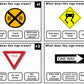 Life Skills - Reading - Road Signs - Driving Permit Practice - Cars - Task Cards