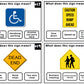 Life Skills - Reading - Road Signs - Driving Permit Practice - Cars - Task Cards