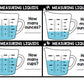 Life Skills - Real World Math - Measuring Cups - Recipes - Cooking - BUNDLE