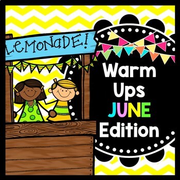 Life Skills Warm Ups - Homework - Summer - Special Education - June