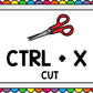 Keyboard Shortcuts - Technology in the Classroom - Unit 1 POSTERS