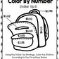 Life Skills Math and Money: Color By Number Dollar Up BACK TO SCHOOL Edition
