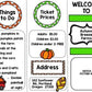 Fall Pumpkin Patch and Apple Orchard Brochure {100% Editable} {Writing}