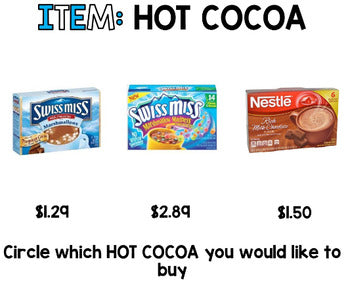 Google Drive - Winter Budget - Special Education - Shopping - Money - Math