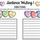 Valentine's Day Candy Hearts - Special Education - Math - Reading - Writing